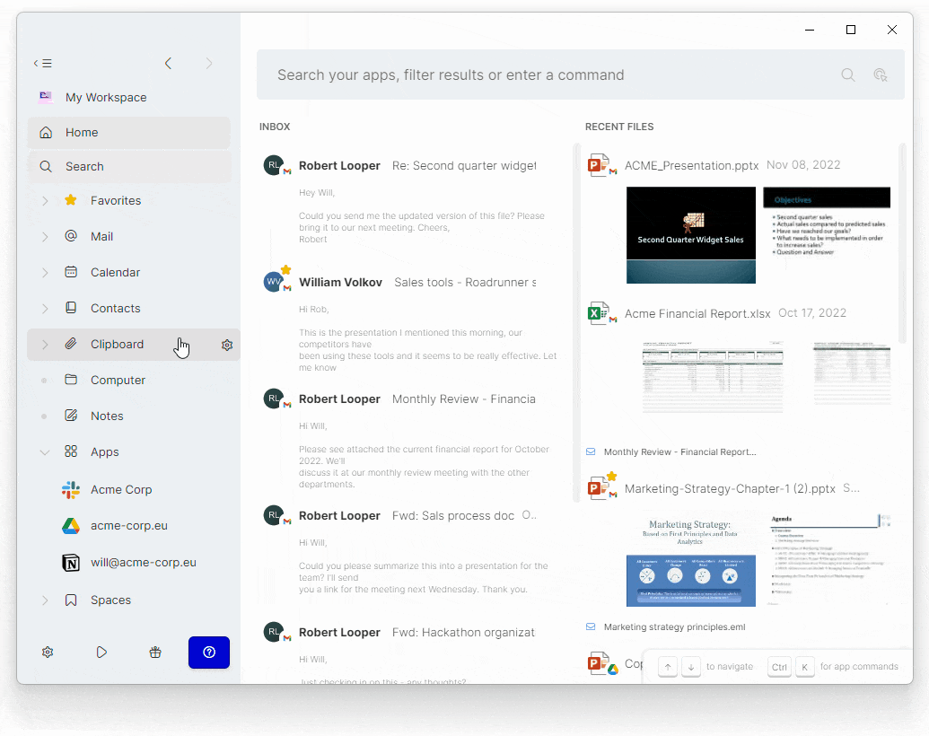 Delete an individual clipboard entry